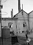 Padova, 9 marzo 1945. Interni della Viscosa. Sulla sinistra, un piccolo bunker bellico riservato al personale di vigilanza dell'impianto (Ganmarco Calore)